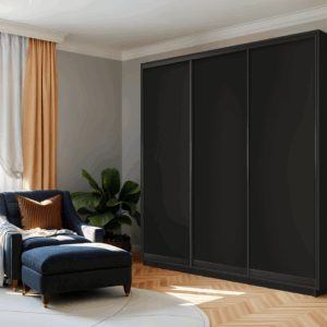 ארון הזזה 180 / 240 - MELONE BLACK