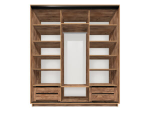 ⁦ארון בגדים 210 / 240 - MELONE MIRROR FOR WOOD⁩ – תמונה ⁦3⁩