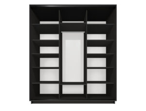 ⁦ארון הזזה 240 / 240 - MELONE BLACK⁩ – תמונה ⁦2⁩